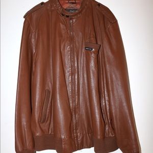 VINTAGE Members only leather jacket